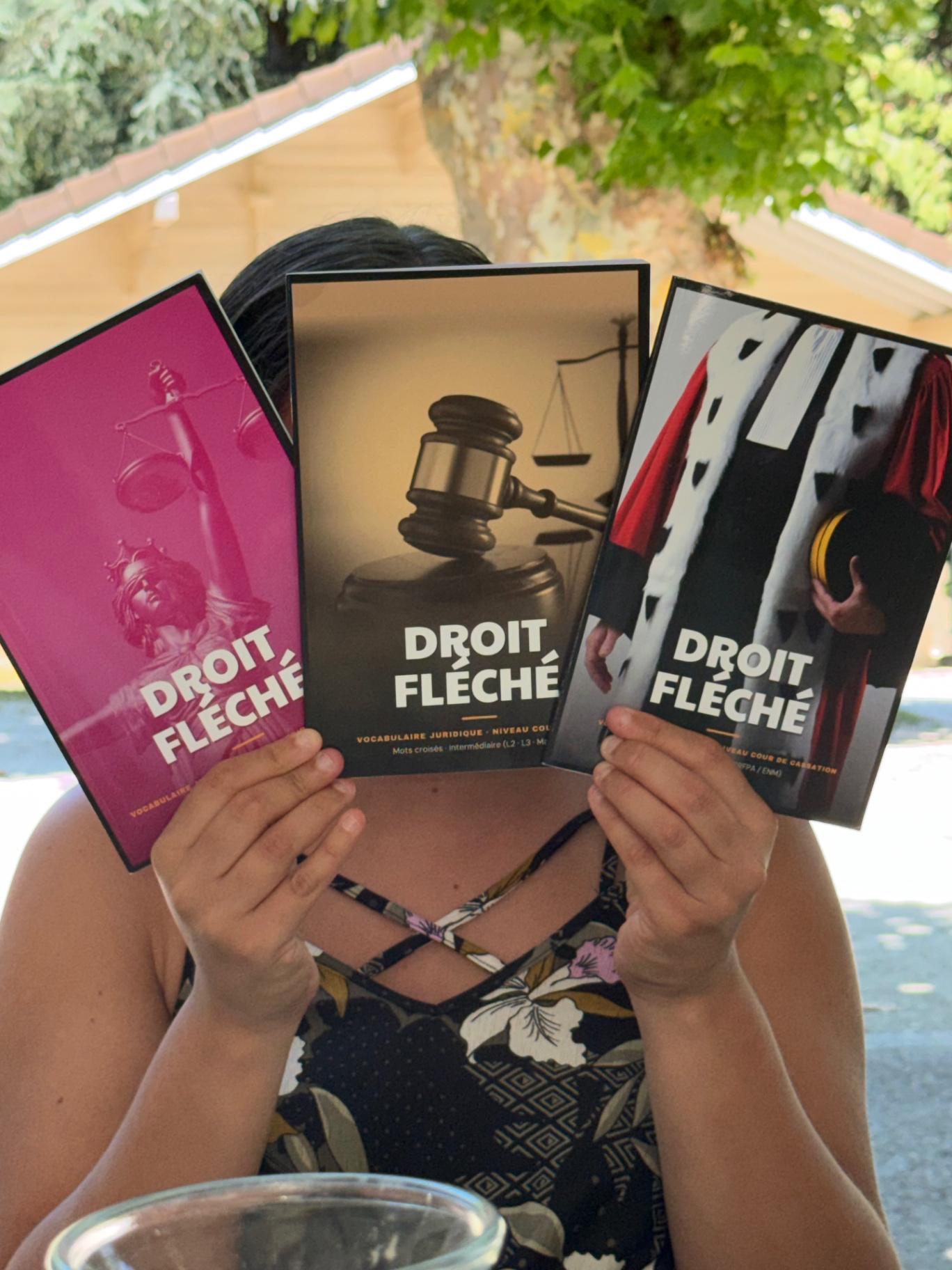 Les trois livrets Droit Fléché en éventail